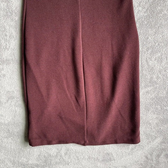 Mario Serrani Dress Womens Extra Small Burgundy Mini Dress Pullover Italy Casual - Picture 12 of 12